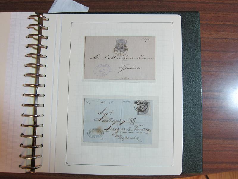 0014 (90).jpg -     Lote:    14      Marcofilia      Lotes Especiais       Descrição:      Portugal.   Colecção montada em dois álbuns com estudo especializado das marcas de duplo círculo e circulares do Porto, com selos de diversas emissões e cartas. Lote a ver.        Lote       Valor Base:     &euro; 1.500,00     Valor Venda:     &euro; 1.500,00     